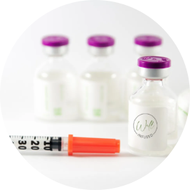 Peptide therapy vials for personalized wellness support