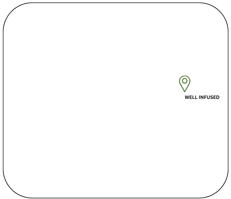 Well Infused Noblesville Indiana location map graphic