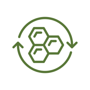 Regenerative cells icon for joint healing and tissue repair