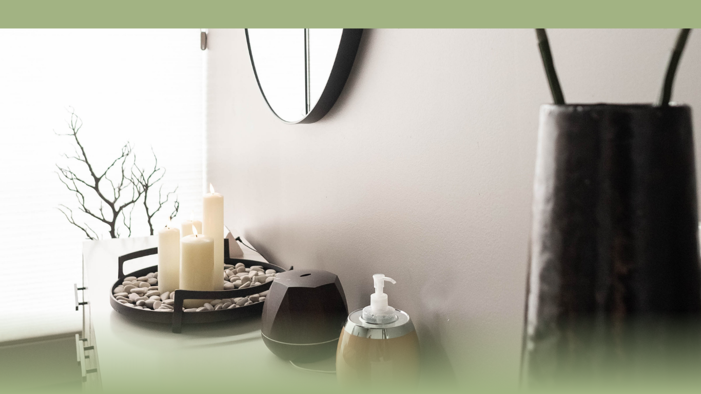 Well Infused spa product background for select your location page