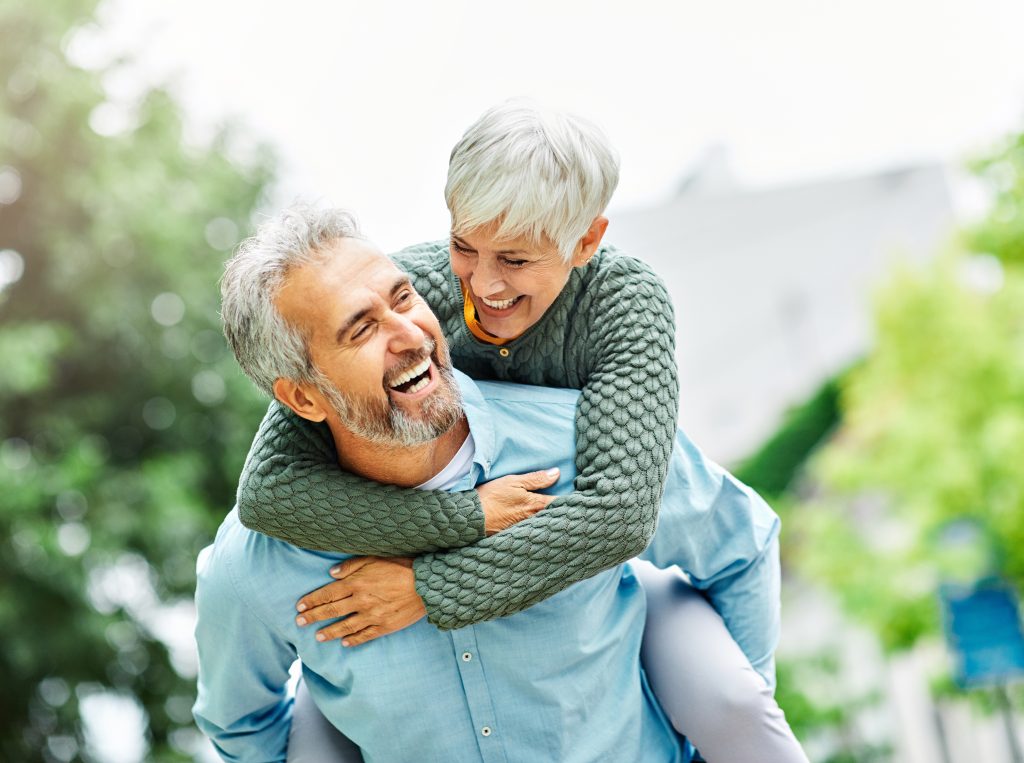 Older couple representing peptide therapy support for sexual wellness and vitality