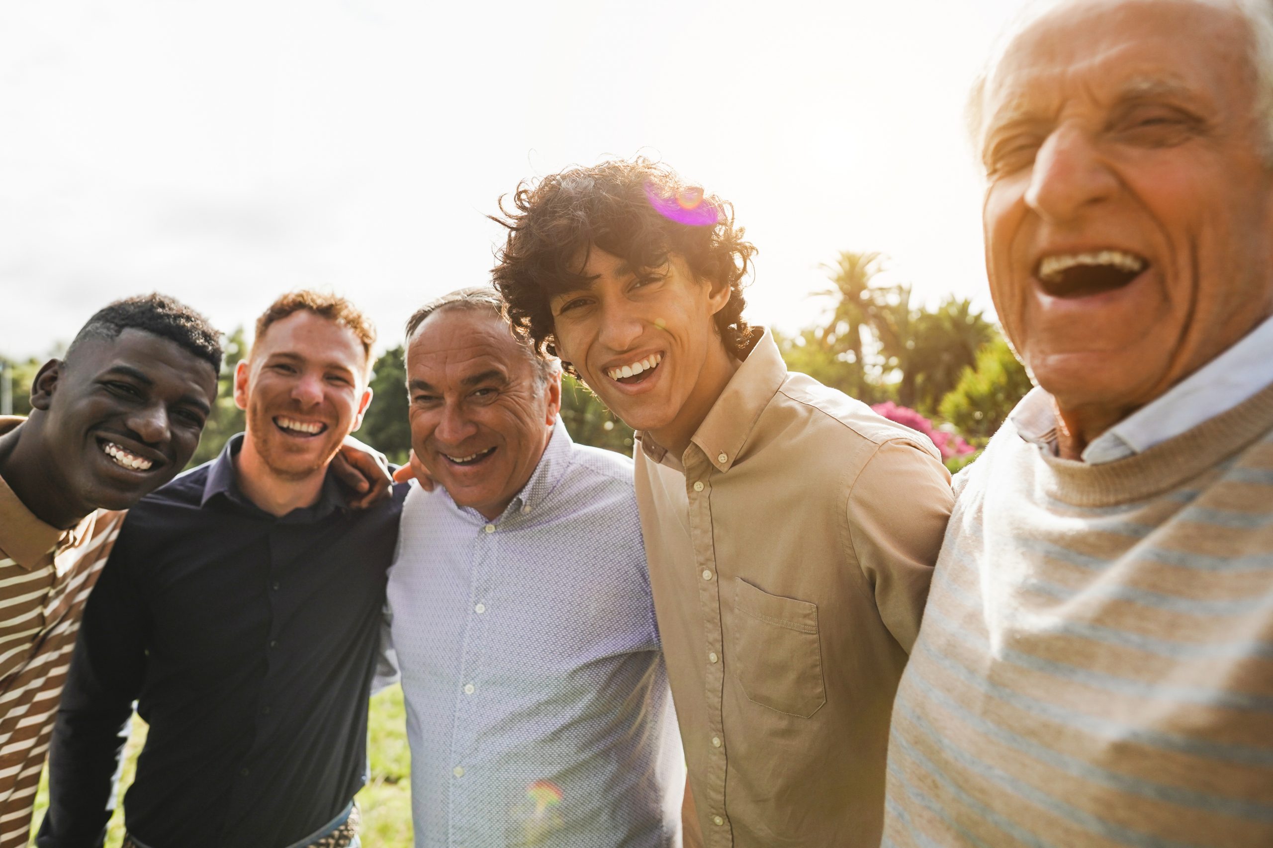 Men exploring hormone replacement therapy support