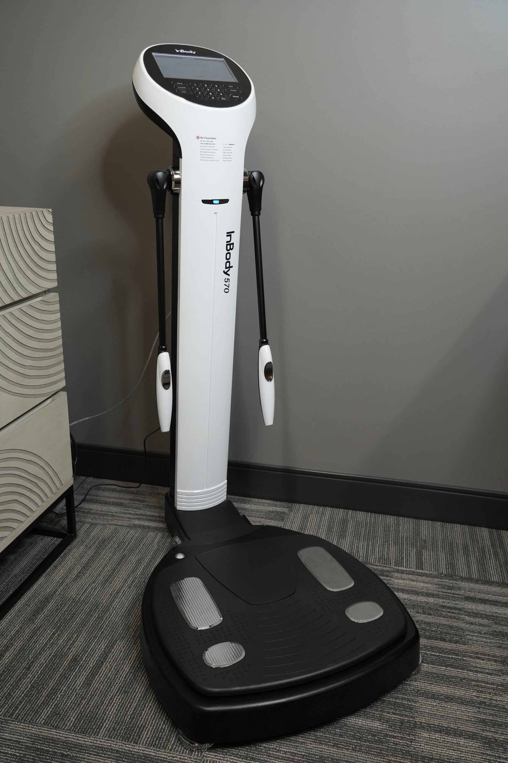 InBody body composition testing device for weight loss and body composition analysis